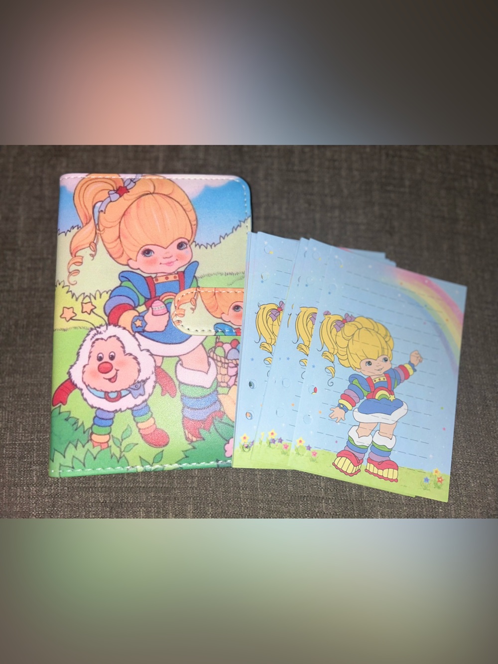 A6 Rainbow Brite Binder with Refill Paper